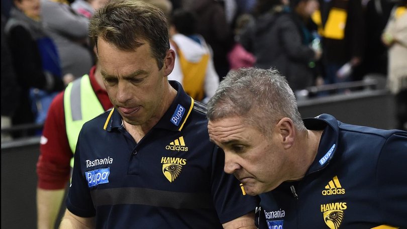 Alastair Clarkson and Chris Fagan are good mates from their time at Hawthorn.