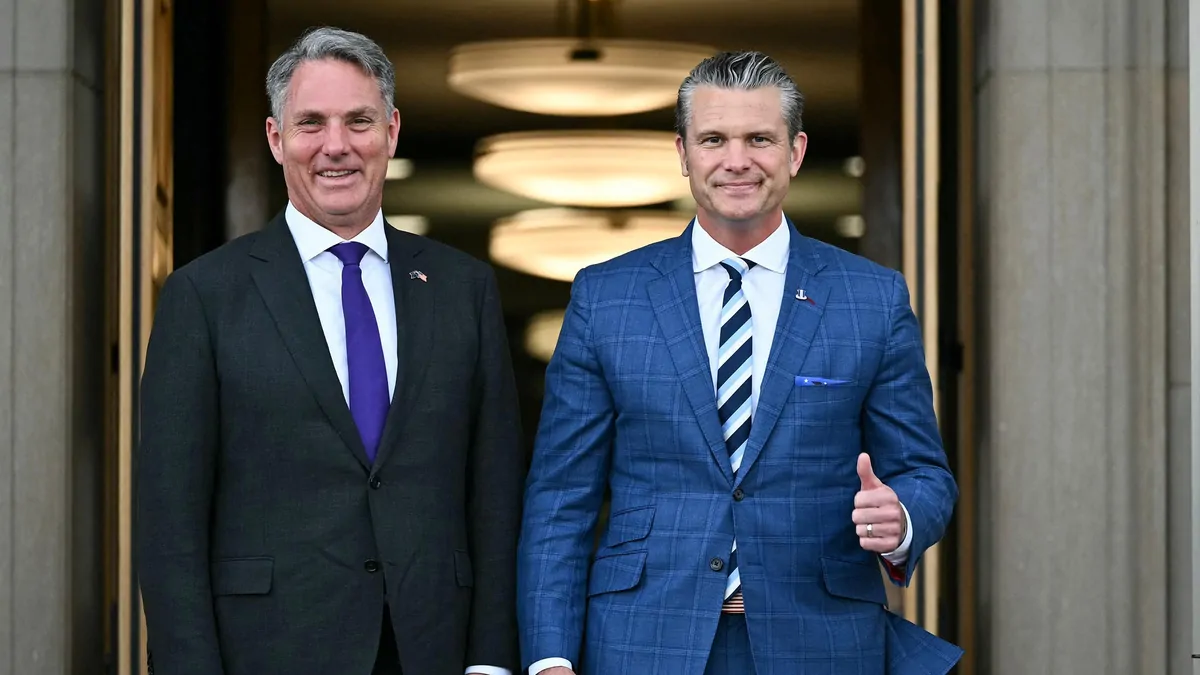 Pete Hegseth tells Australia the US’s allies must invest in ‘security’ during talks in the Pentagon