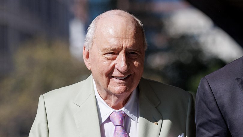 Alan Jones is standing trial in the NSW Local Court. Picture: NewsWire / Nikki Short.