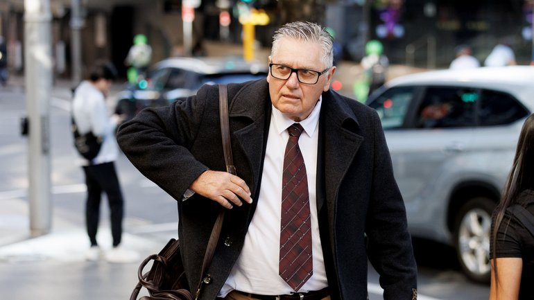 SYDNEY, AUSTRALIA - NewsWire Photos SEPTEMBER 3, 2026: Ray Hadley arrives at the downing Centre Court on Thursday. Hadley is giving evidence at the trial of Alan Jones, the former talkback radio king and Wallabies coach is on trial for allegedly indecently assaulting, groping, or inappropriately touching a number of young men.NewsWire / Nikki Short
