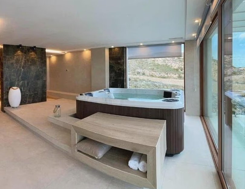 The luxury spa where the deaths took place.