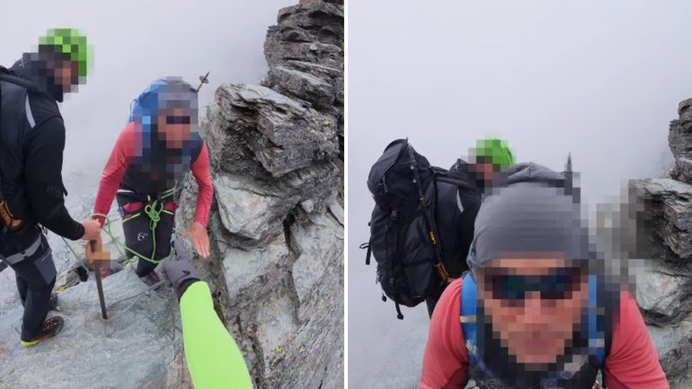 The guide was accompanying two climbers.