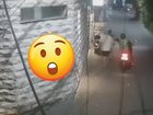 Terrifying security footage has captured the moment a motorbike-riding thief stole $17,000 worth of jewellery from an Australian tourist’s neck in Bali. 