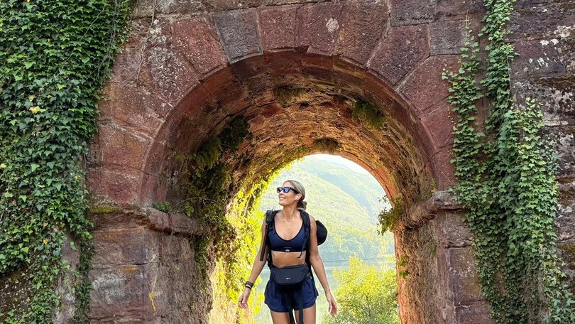 Elle Halliwell walked 450km through Tuscany alone after a marriage split.