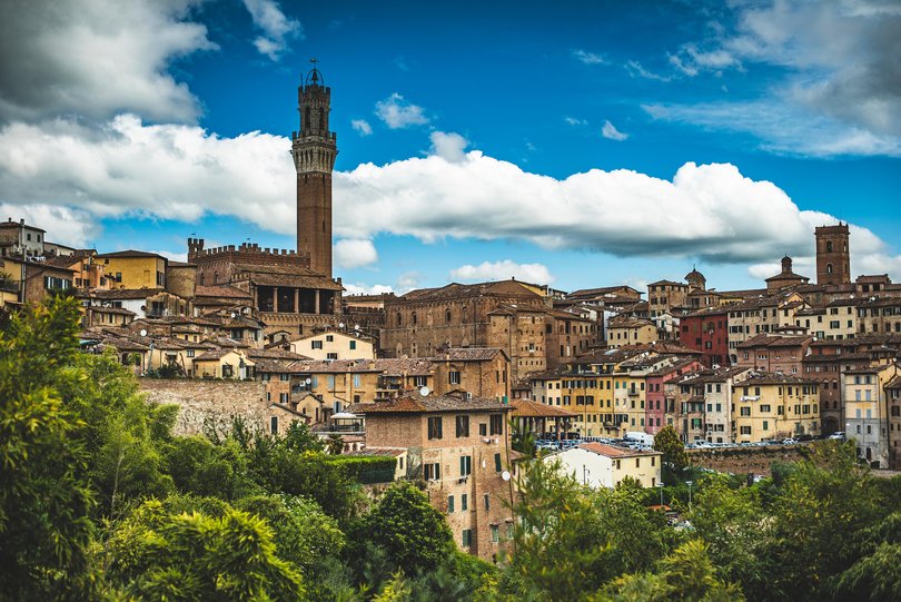 San Gimignano is on the Via Francigena pilgrimage.