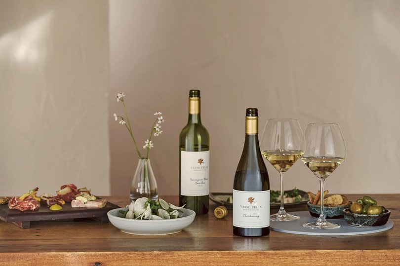 A selection of food and wine from Vasse Felix.