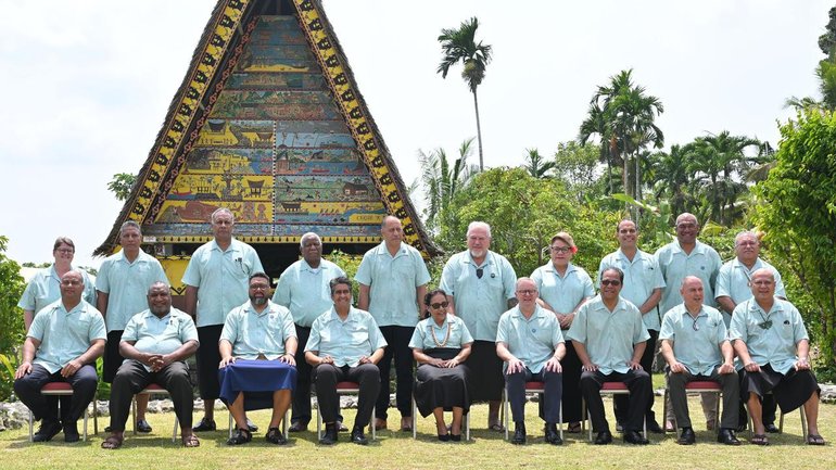 Pacific Islands Forum leaders are leaving Palau after their annual summit. (Mick Tsikas/AAP PHOTOS)