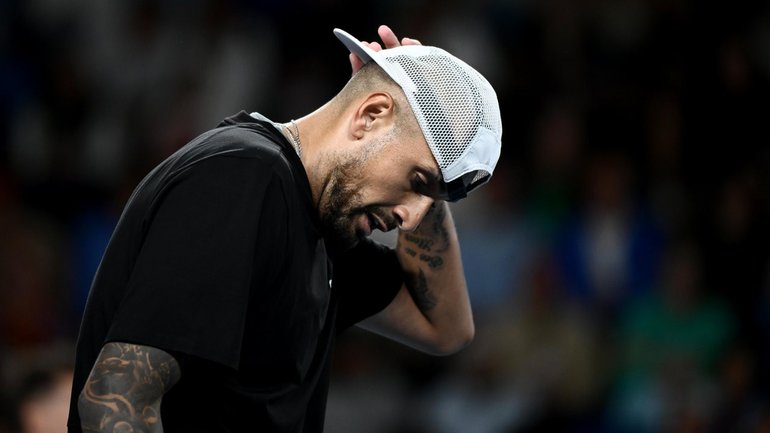 Nick Kyrgios has been banned from tennis for one month after failing a drugs test in Mallorca. (Joel Carrett/AAP PHOTOS)