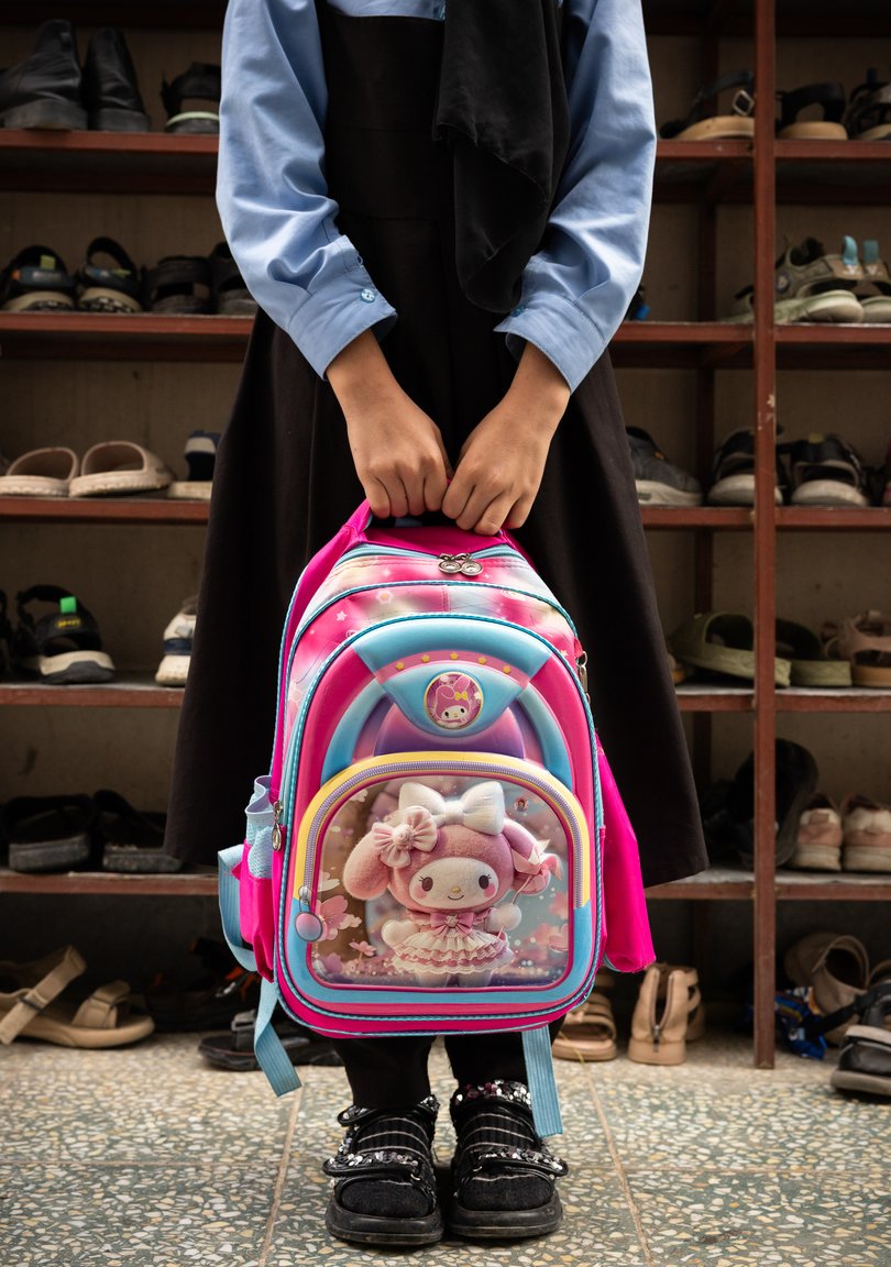 A primary aged girl, who will finish all legal schooling at the end of grade 6.