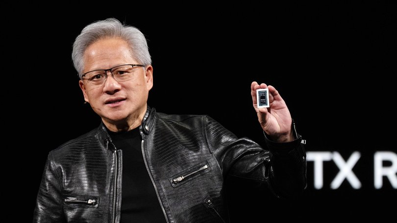 Huang presents the RTX Spark Superchip.