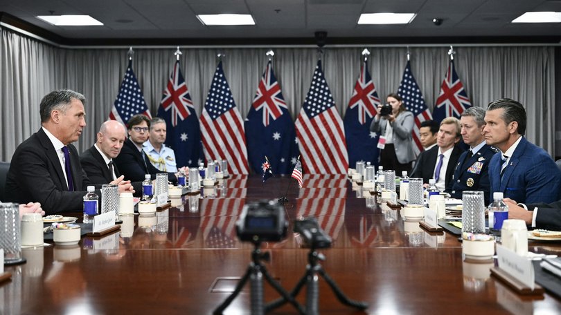 Deputy Prime Minister and Minister of Defence Richard Marles meets US Secretary of Defence Pete Hegseth.