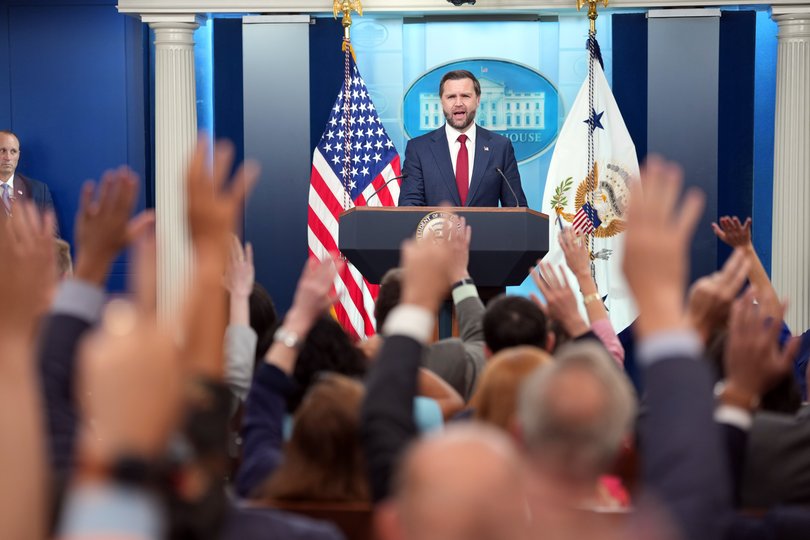 Vice President JD Vance says he is sceptical of report of civilian deaths in Iran from US strikes.