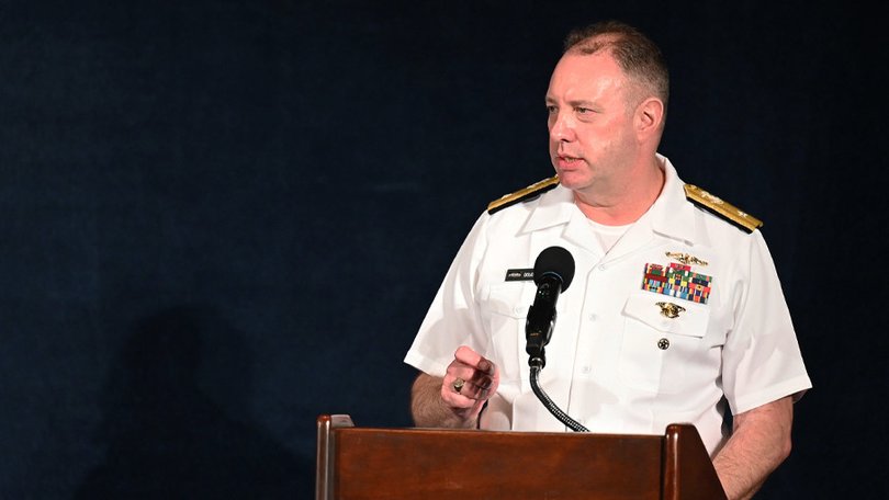 Rear-Admiral Douglas J Adams.