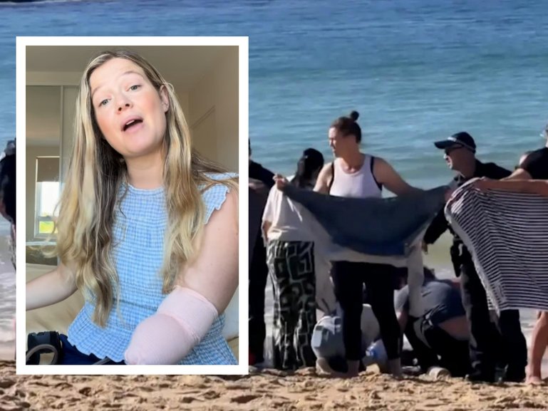 Coogee shark attack victim Leah Stewart has given an insight into her lengthy recovery from the injuries she suffered after escaping the jaws of a great white.