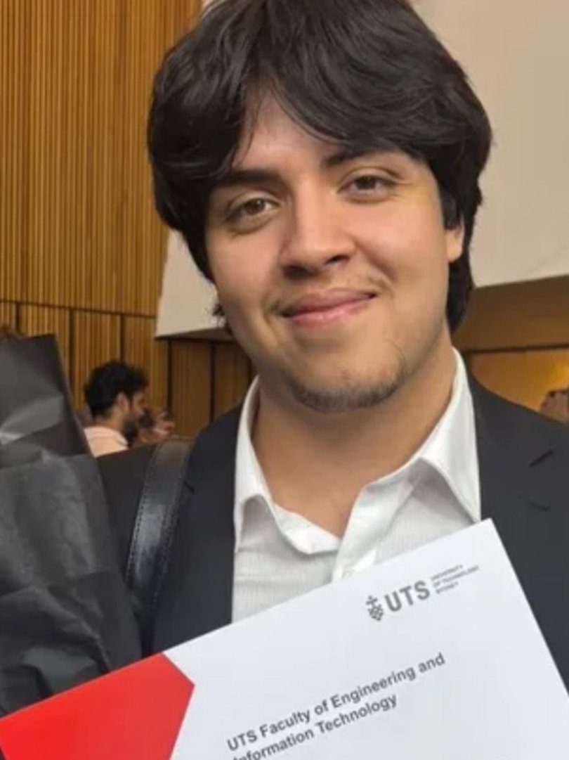 Marco Tapia was studying biomedical engineering. Picture: Supplied