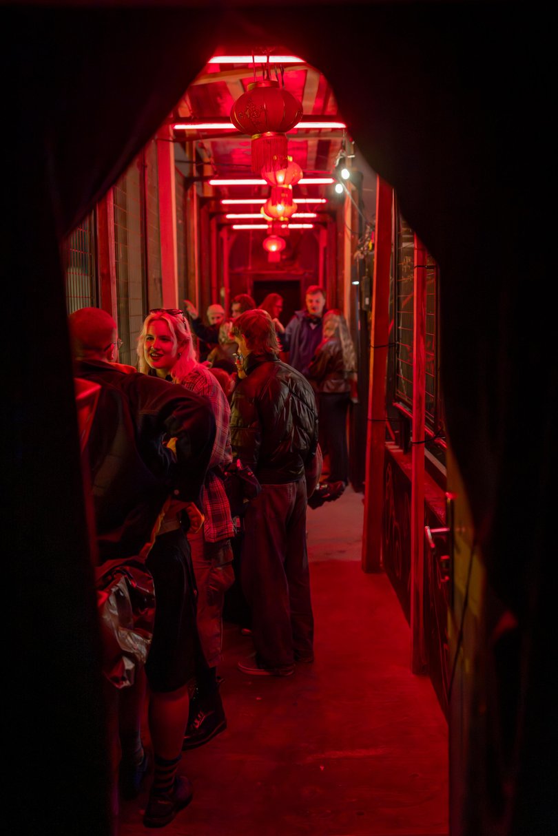 The scene at K-Bar in Warsaw, Poland.