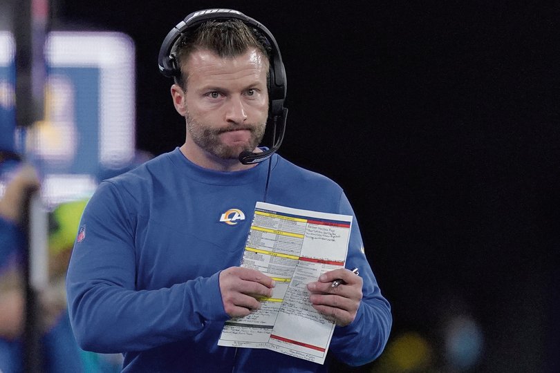 Los Angeles Rams head coach Sean McVay.