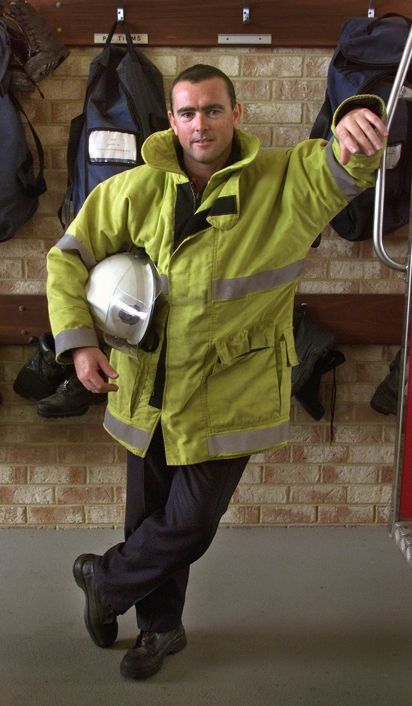 Firefighter Andrew Wallace from the Joonalup Fire Station is paying his own way to New York to study search and rescue techniques.