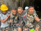 Nepalese rescuers have pulled a third worker alive from inside a tunnel at a hydropower project. 