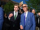 Director of Communications at Reform UK Dan Jukes and with Nigel Farage. The pair are said to have a father-so type relationship.