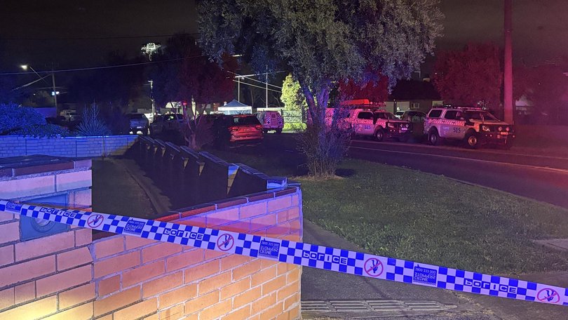 The scene where Hussein was  shot dead in Thomastown. Picture: Lewis Nancekivell