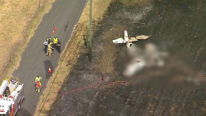 Emergency services respond to plane crash in Chambers Flat.