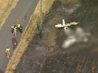 Emergency services respond to plane crash in Chambers Flat.