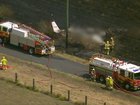 Emergency services respond to plane crash in Chambers Flat.