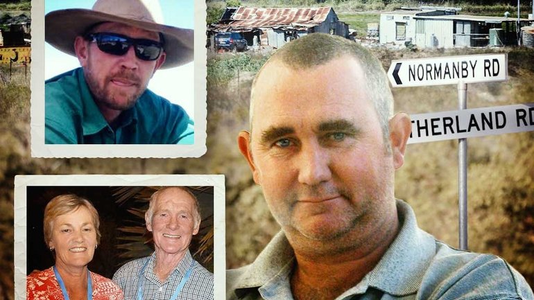 Darryl Valroy Young was sentenced over the murder of three neighbours in Townsville today.
