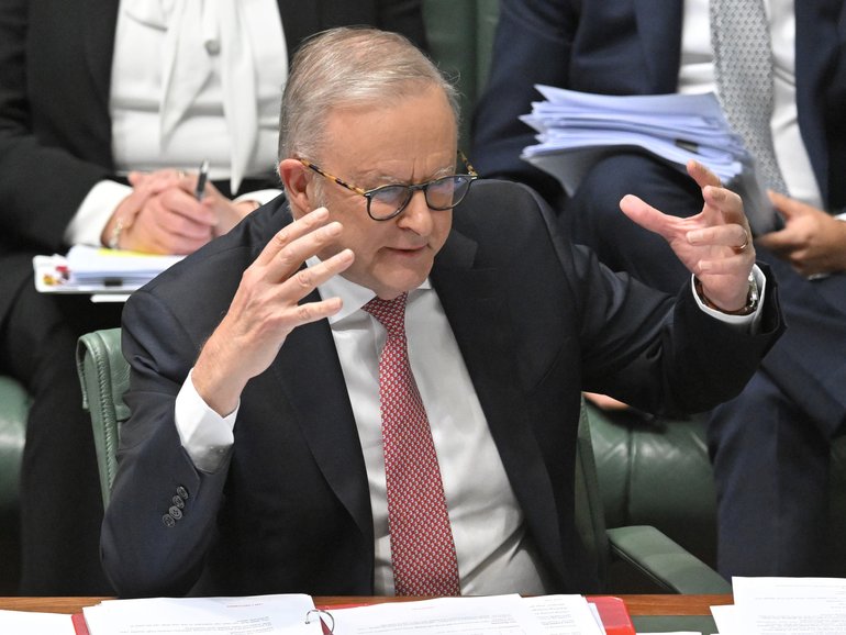 Prime Minister Anthony Albanese during Question Time on September 7.