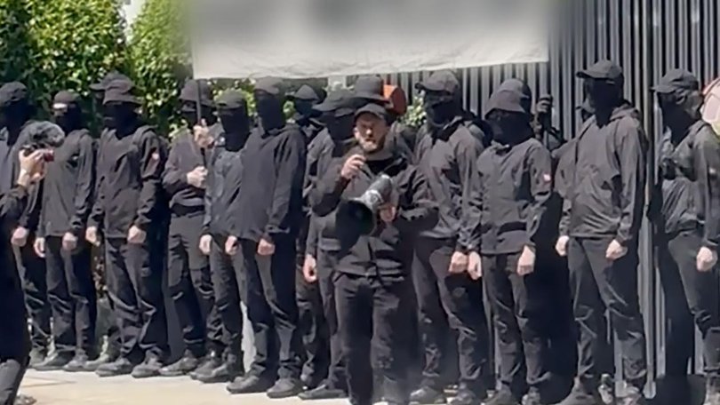 The government says neo-Nazis are trying to use a political party to spread openly racist speech. (HANDOUT/MELBOURNE MAGISTRATES COURT)
