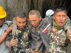 Nepalese rescuers have pulled a third worker alive from inside a tunnel at a hydropower project. 