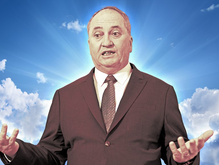 Barnaby Joyce declared he was the party’s Treasury spokesperson, ‘not Jesus Christ’, when asked to explain the long-term financial impact of One Nation’s superannuation policy.
