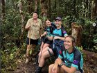 Ian Campbell, 56, and daughter Hannah, 23, on recent fundraising expedition to Papua New Guinea.