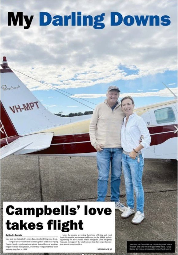 Local newspaper Maranoa Today published the Campbell's story in July.