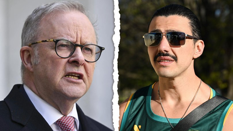 Anthony Albanese has been accused of winning a charity tennis match with a ‘manufactured’ score after taking on Sydney-based mortgage broker Joseph Daoud at the Lodge.