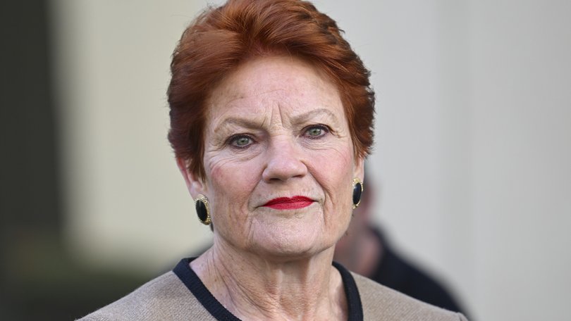 One Nation leader Pauline Hanson.