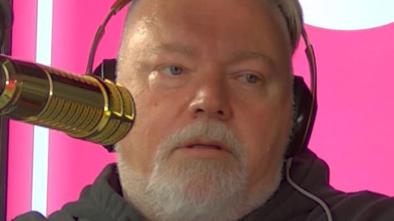 Kyle Sandilands has lost his temper at co-workers live on air. Supplied