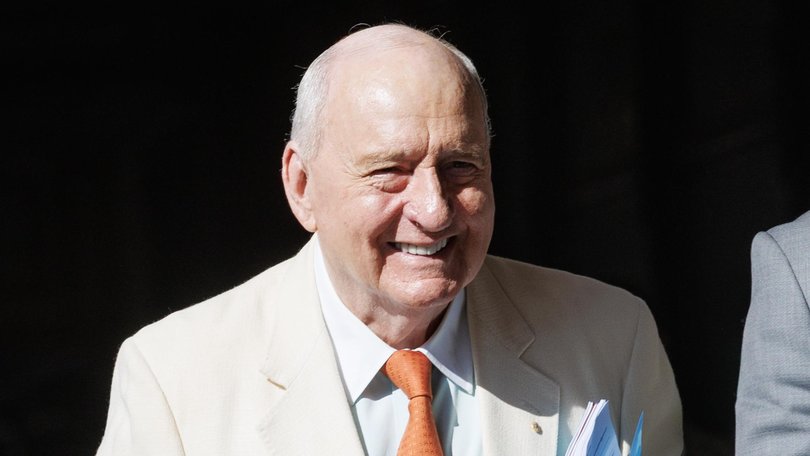 Alan Jones has pleaded not guilty and is fighting the allegations at trial. Picture: NewsWire/Nikki Short.