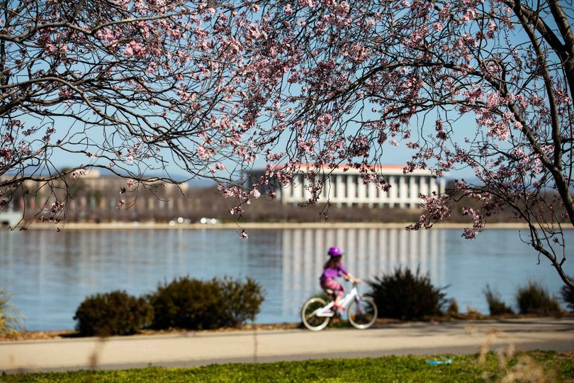 Lake Burley Griffin in Canberra.