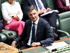 ngus Taylor during Question Time at Parliament House, Canberra.  