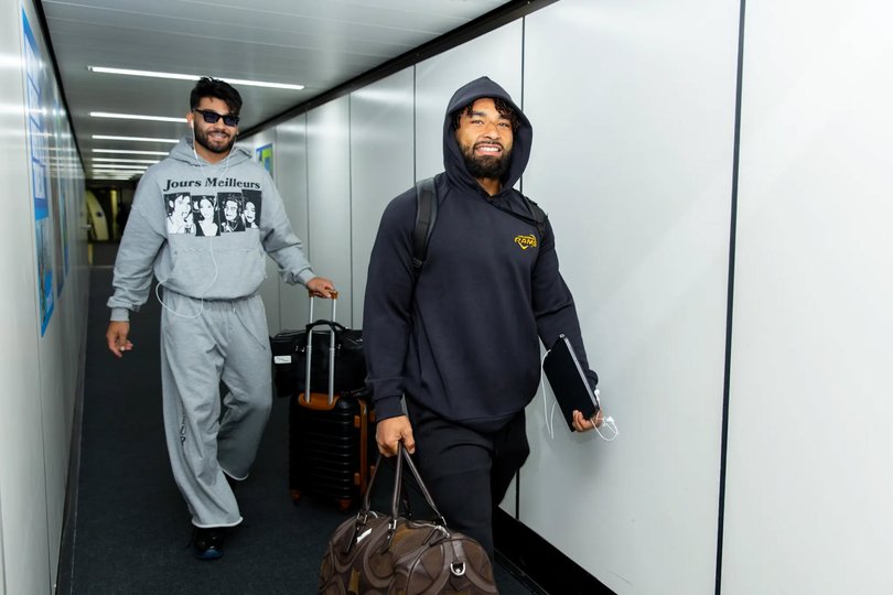 The team touched down around dawn on Thursday. 