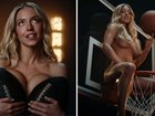 Sydney Sweeney has starred in her raunchiest advertisement yet, sitting on top of a basketball hoop naked to promote the sports prediction and trading app Novig.
