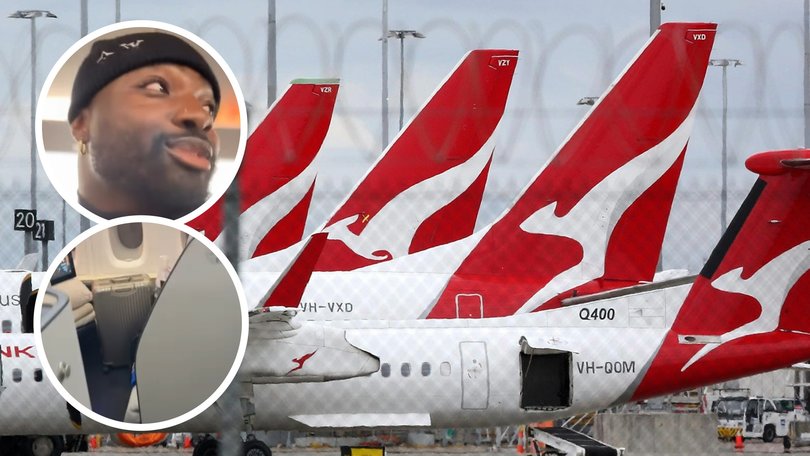 NFL star Byron Young has been nothing short of impressed with the LA Rams’ travel treatment as the team jetted into Melbourne ahead of their clash against the San Francisco 49ers at the MCG.