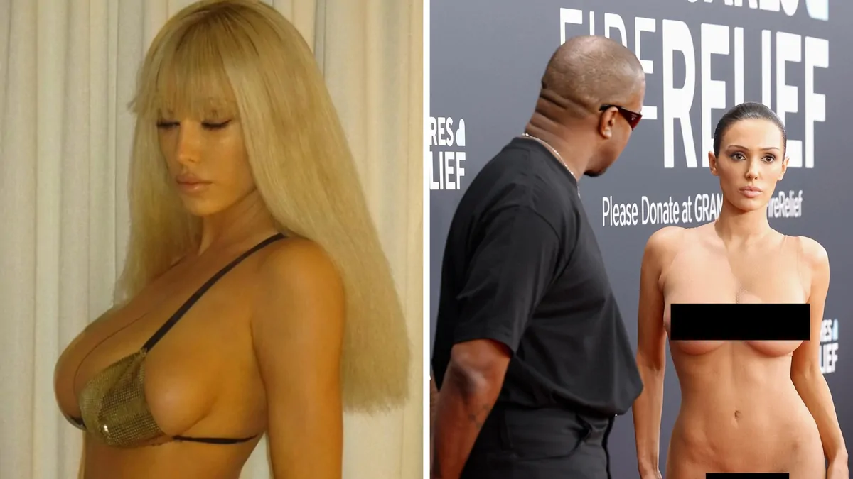 Bianca Censori: Melbourne architect and wife of Kanye West poses in gold bikini, reminiscent of Kim Kardashian Bianca Censori: Melbourne architect and wife of Kanye West poses in gold bikini, reminiscent of Kim Kardashian