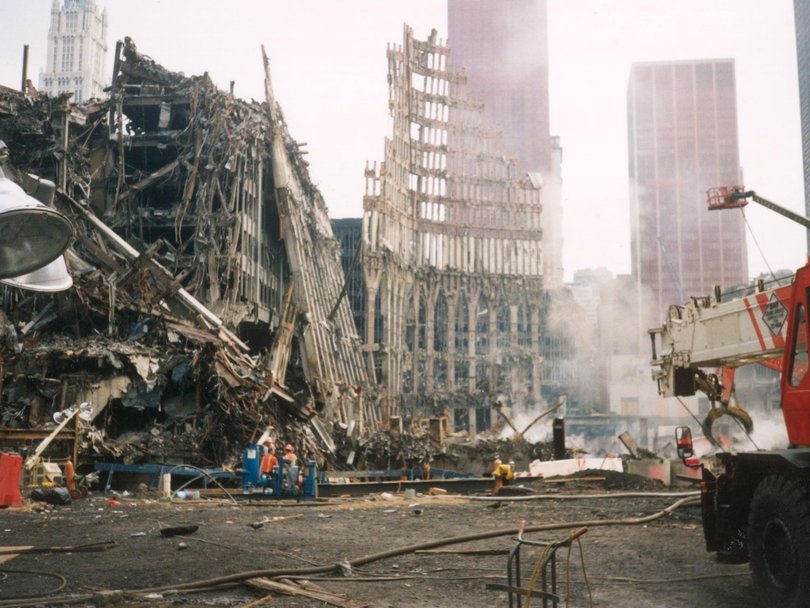 The aftermath of the terror attack. Picture: Australian War Memorial