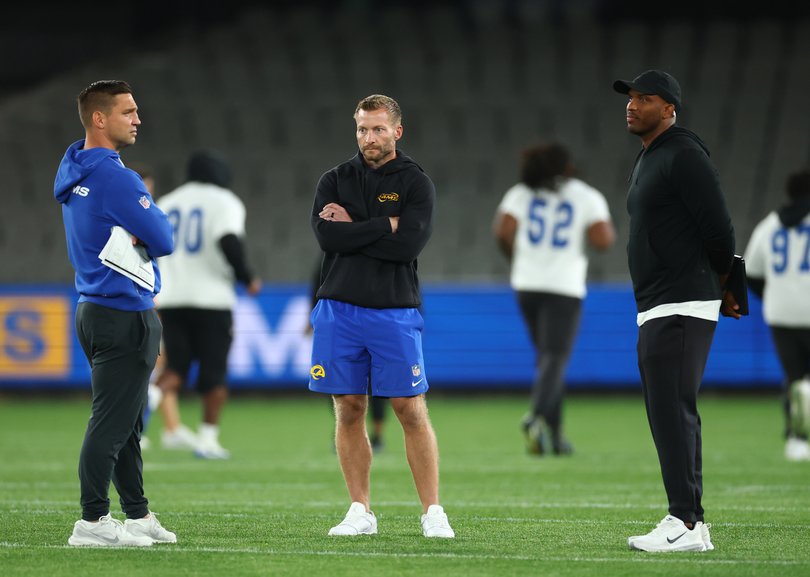 Rams head coach Sean McVay.