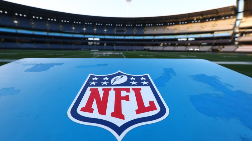 The MCG is set up for it's first ever NFL match.