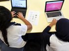 A state will limit classroom screen time in a bid to address a drop in literacy and numeracy skills. (Paul Miller/AAP PHOTOS)