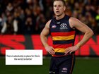 Adelaide star and skipper Jordan Dawson has taken to Instagram to expose vile social media abuse sent to him by a footy fan.